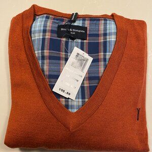 NWT Bruun & Stengade Men's Copper Knit Sweater: XXL